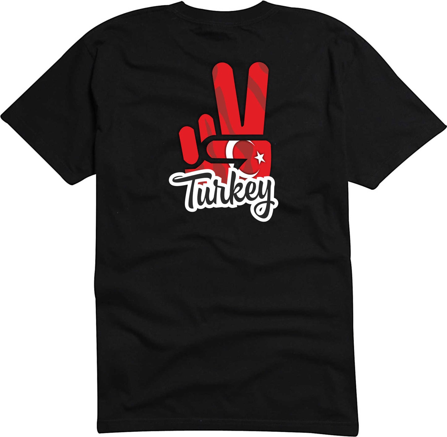 T-Shirt Herren - Victory - Flagge / Fahne - Turkey - Sieg