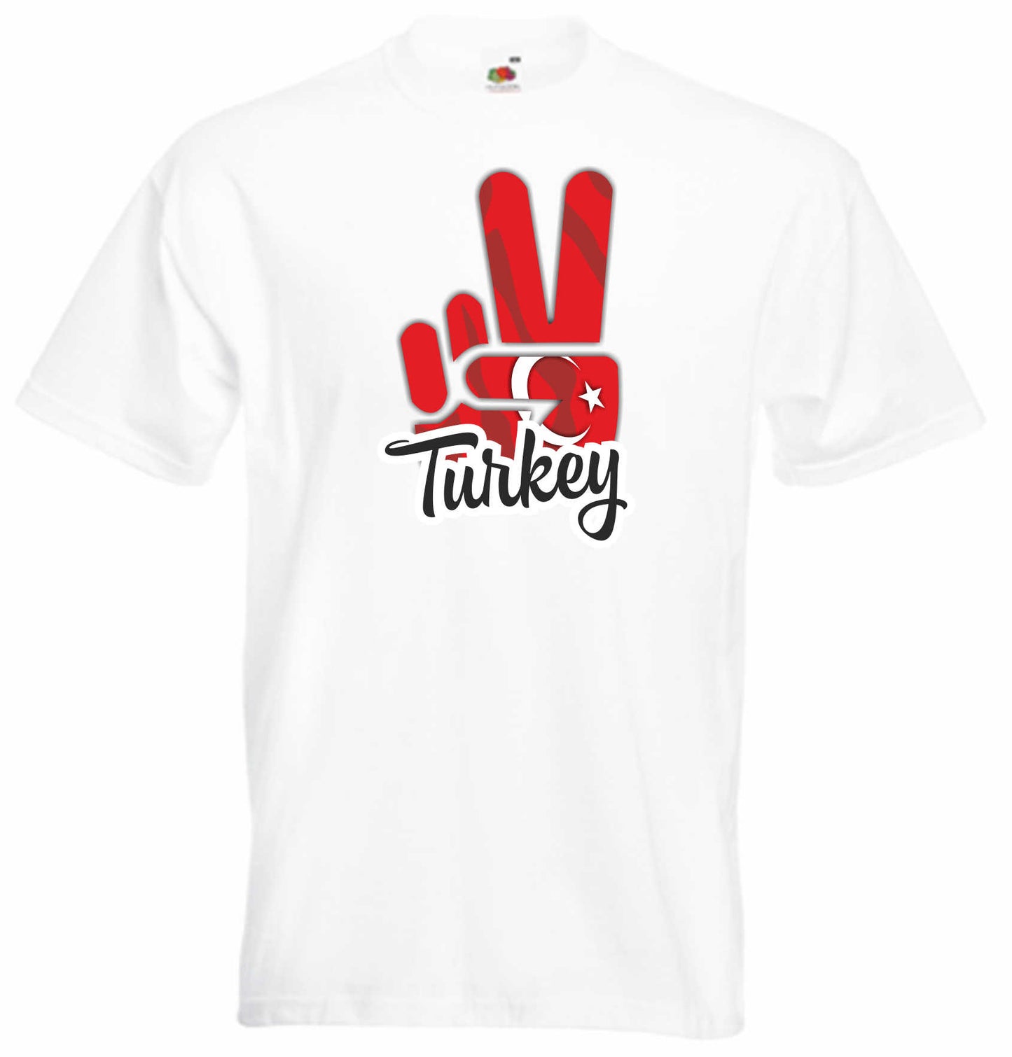 T-Shirt Herren - Victory - Flagge / Fahne - Turkey - Sieg