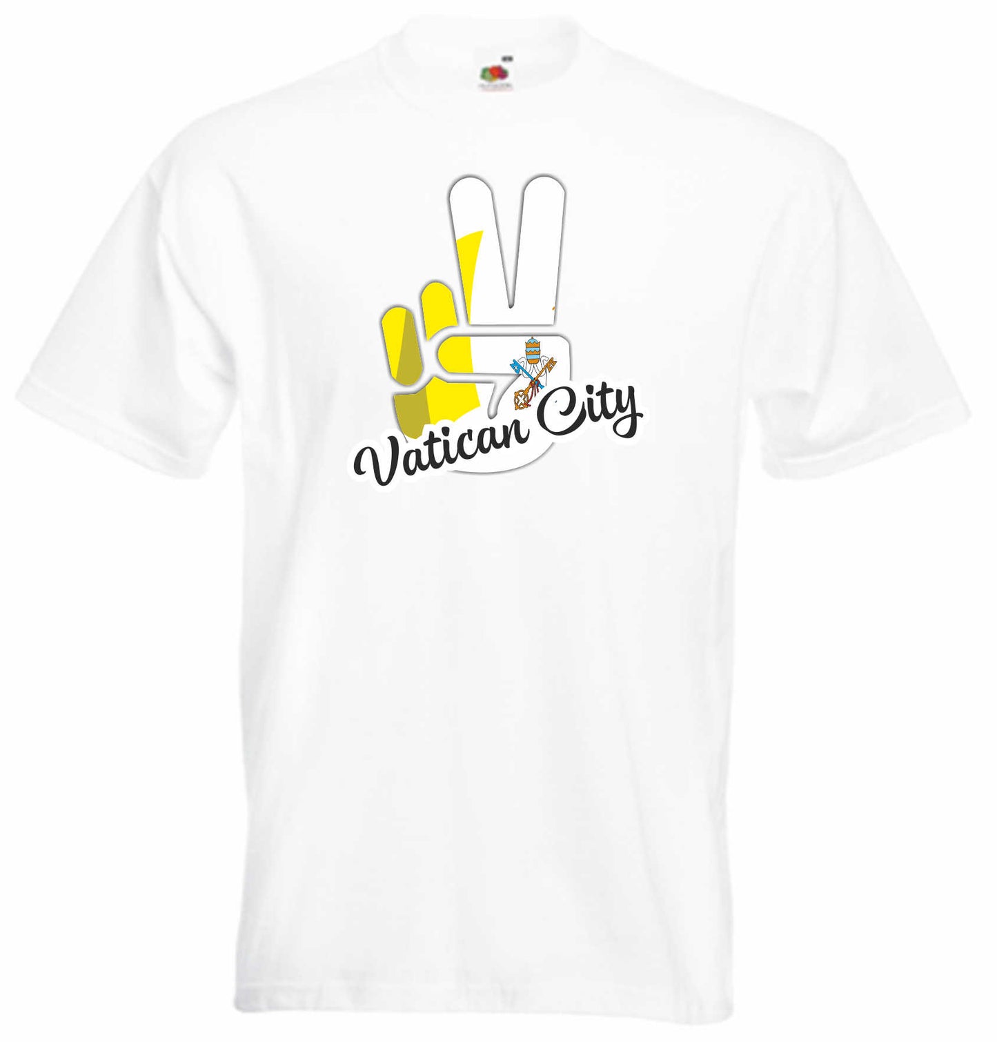 T-Shirt Herren - Victory - Flagge / Fahne - Vatican City - Sieg