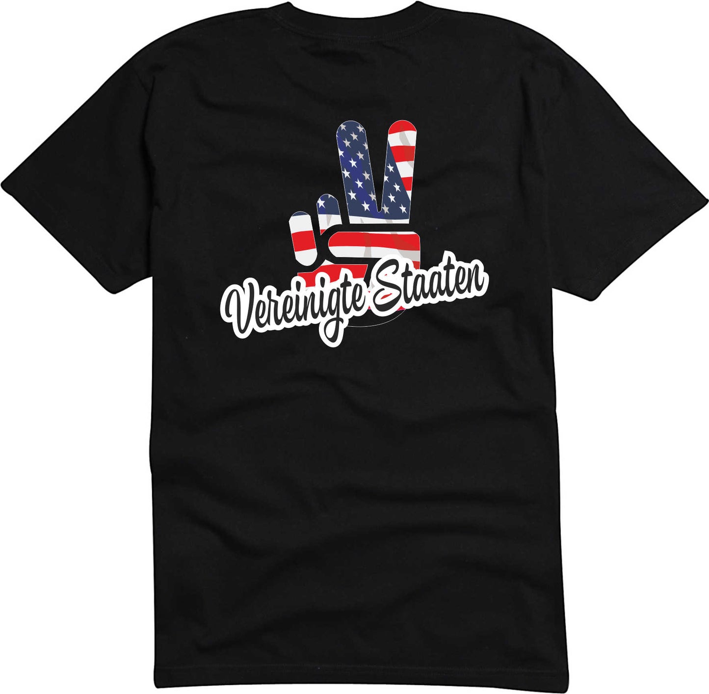 T-Shirt Herren - Victory - Flagge / Fahne - Vereinigte Staaten - Sieg