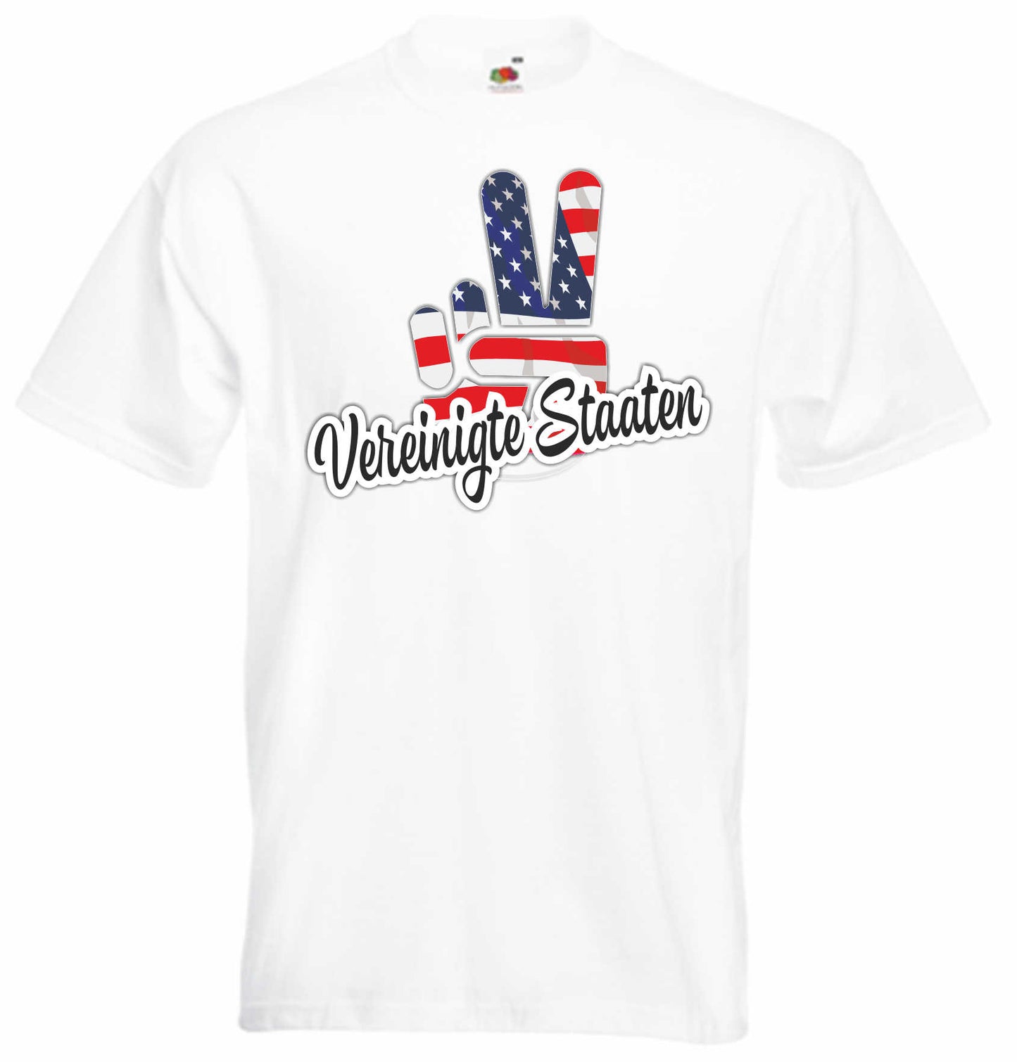 T-Shirt Herren - Victory - Flagge / Fahne - Vereinigte Staaten - Sieg