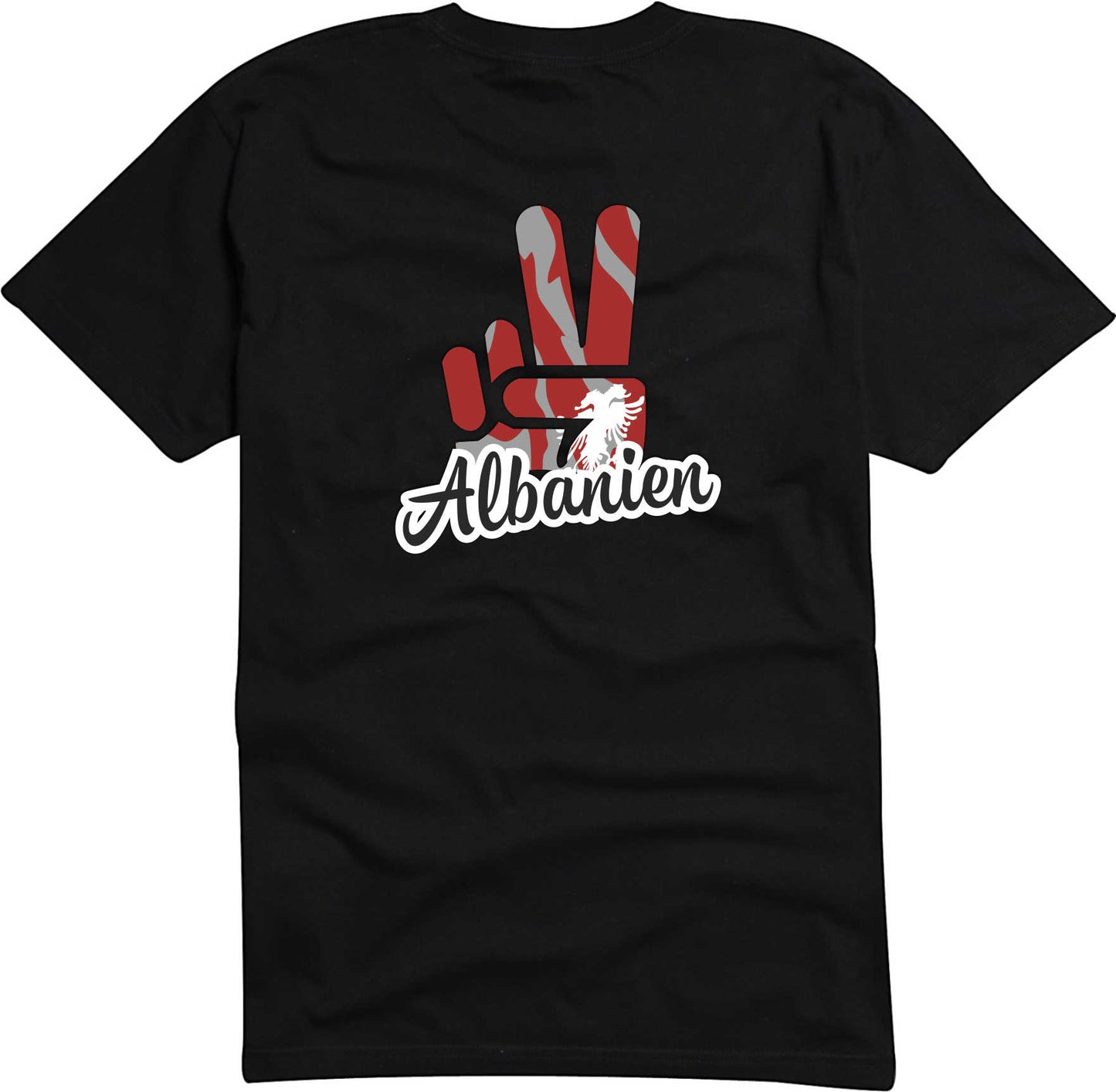 T-Shirt Herren - Victory - Flagge / Fahne - Albanien - Sieg