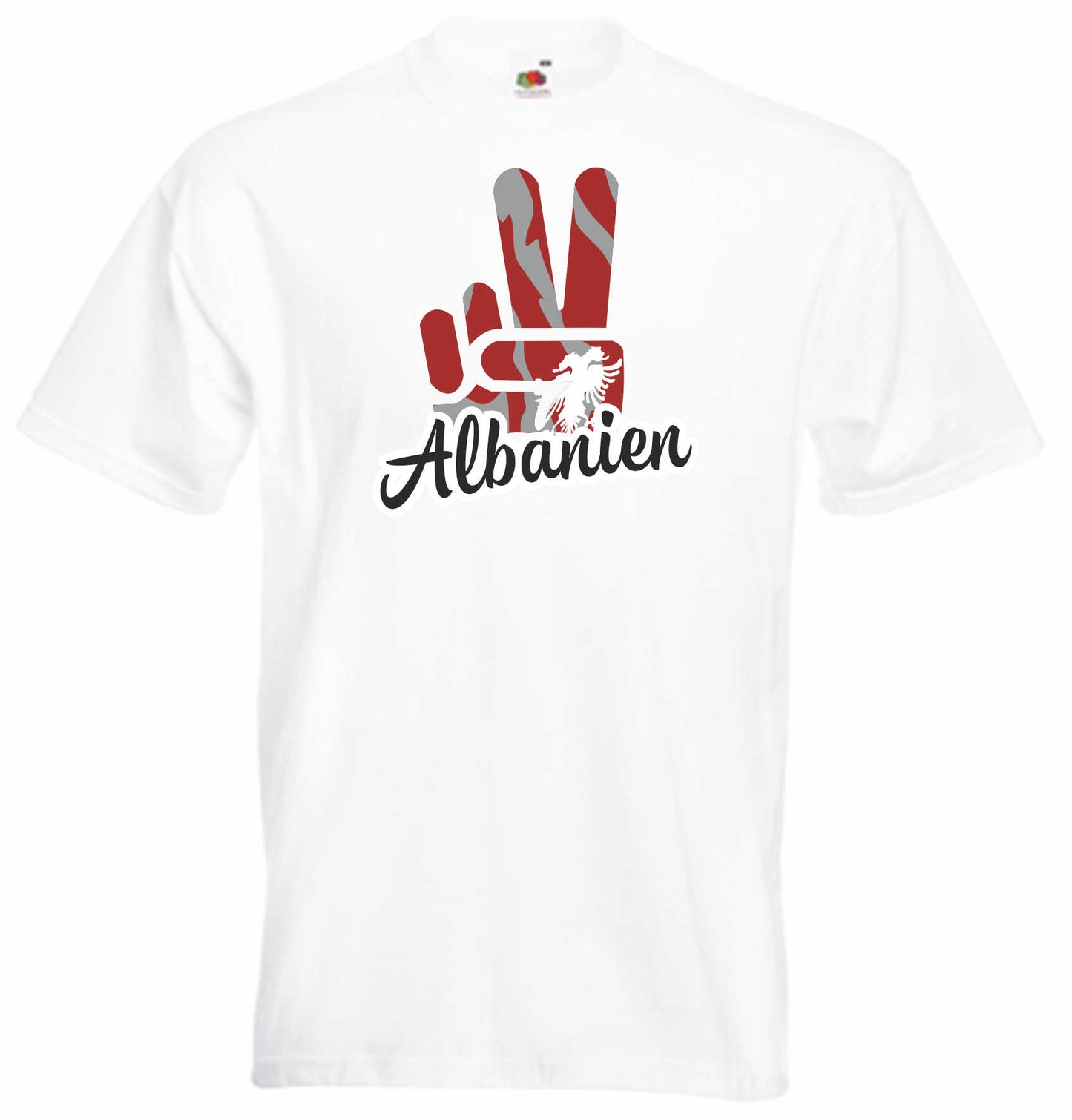 T-Shirt Herren - Victory - Flagge / Fahne - Albanien - Sieg