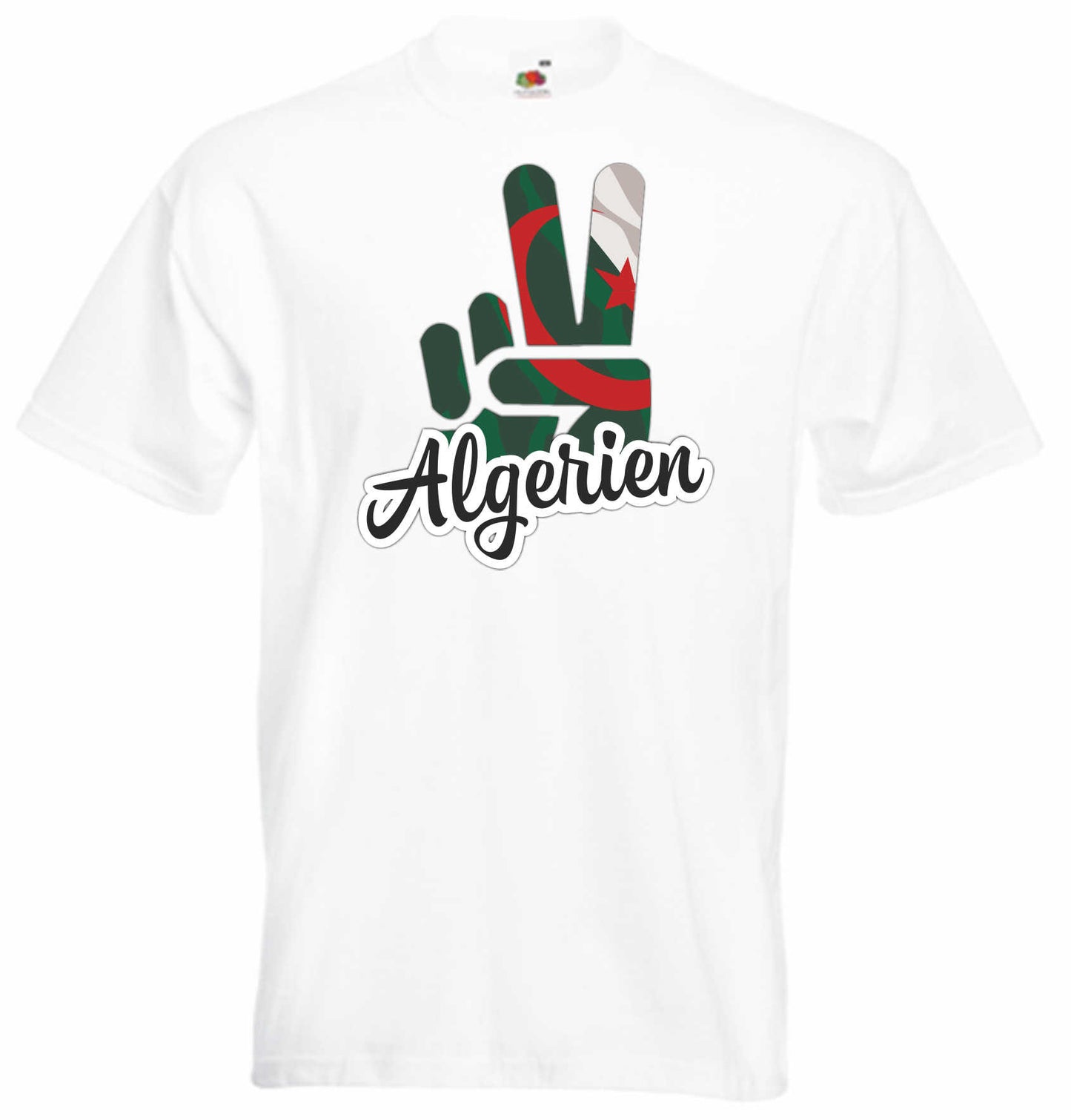 T-Shirt Herren - Victory - Flagge / Fahne - Algerien - Sieg