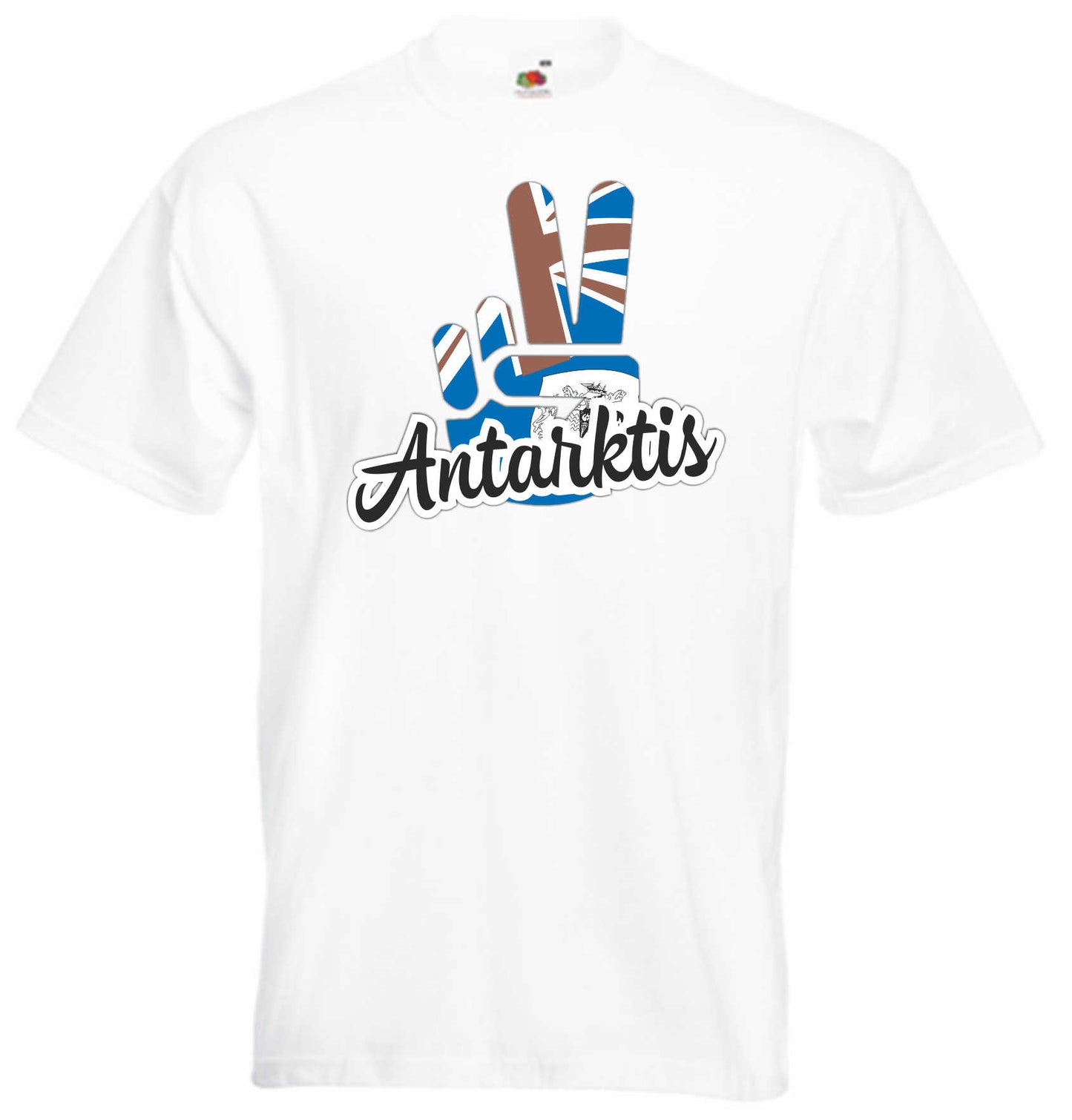 T-Shirt Herren - Victory - Flagge / Fahne - Antarktis - Sieg