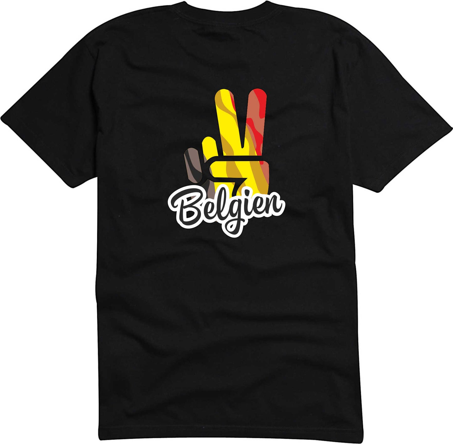 T-Shirt Herren - Victory - Flagge / Fahne - Belgien - Sieg