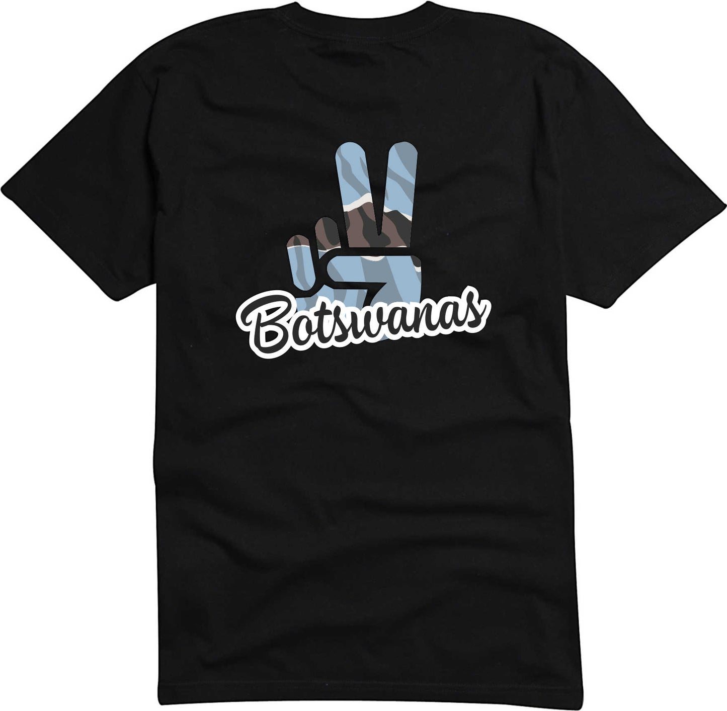 T-Shirt Herren - Victory - Flagge / Fahne - Botswanas - Sieg