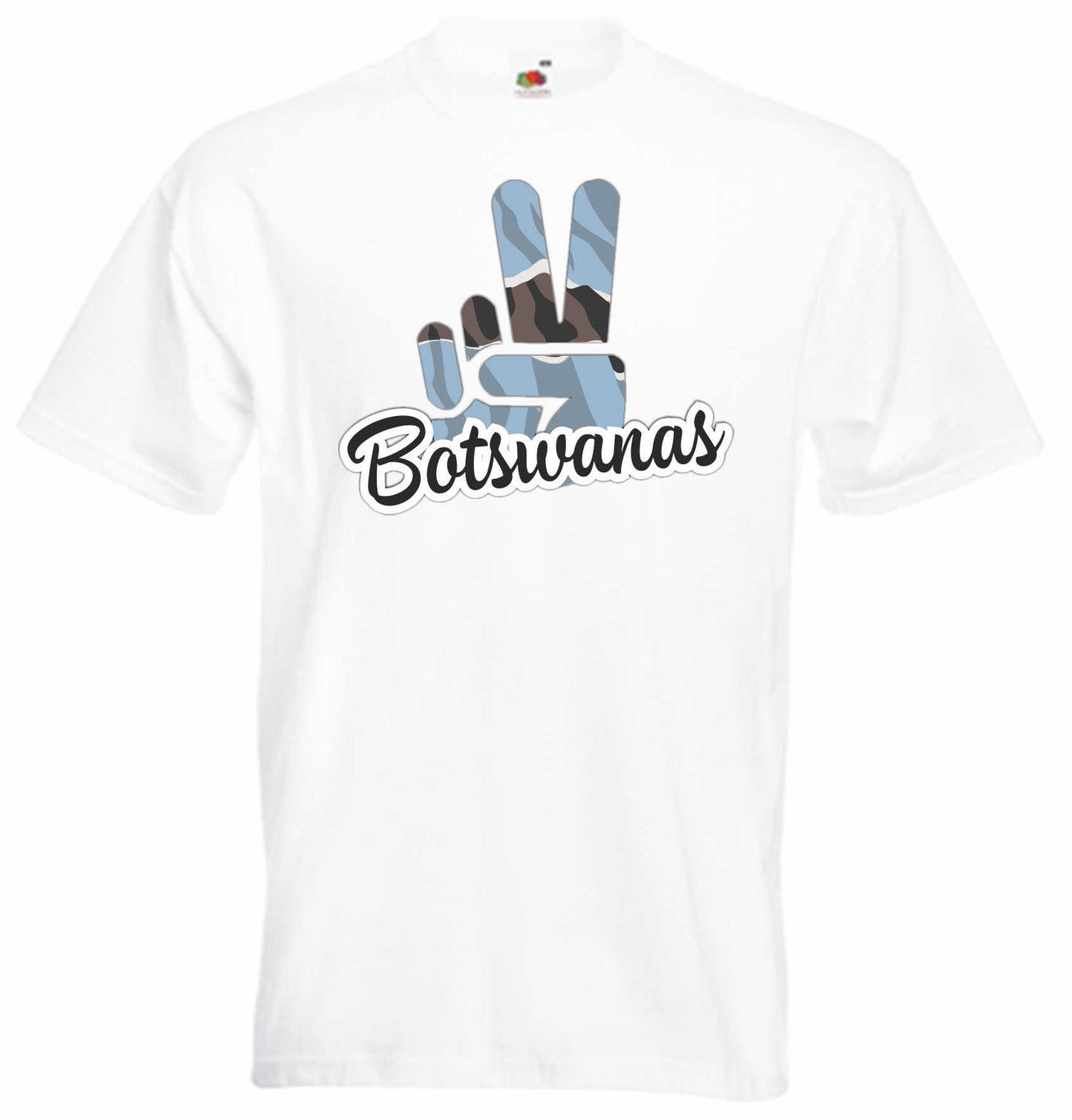 T-Shirt Herren - Victory - Flagge / Fahne - Botswanas - Sieg