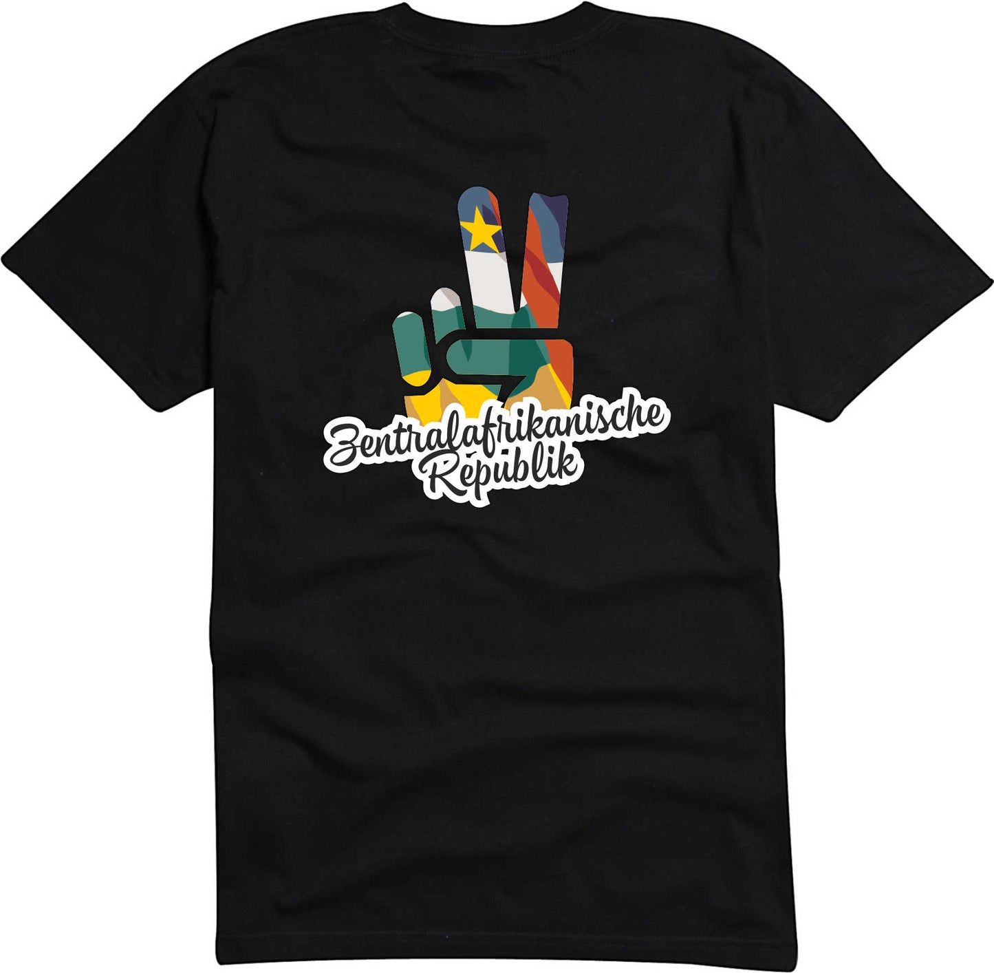 T-Shirt Herren - Victory - Flagge / Fahne - Zentralafrikanische Republik - Sieg