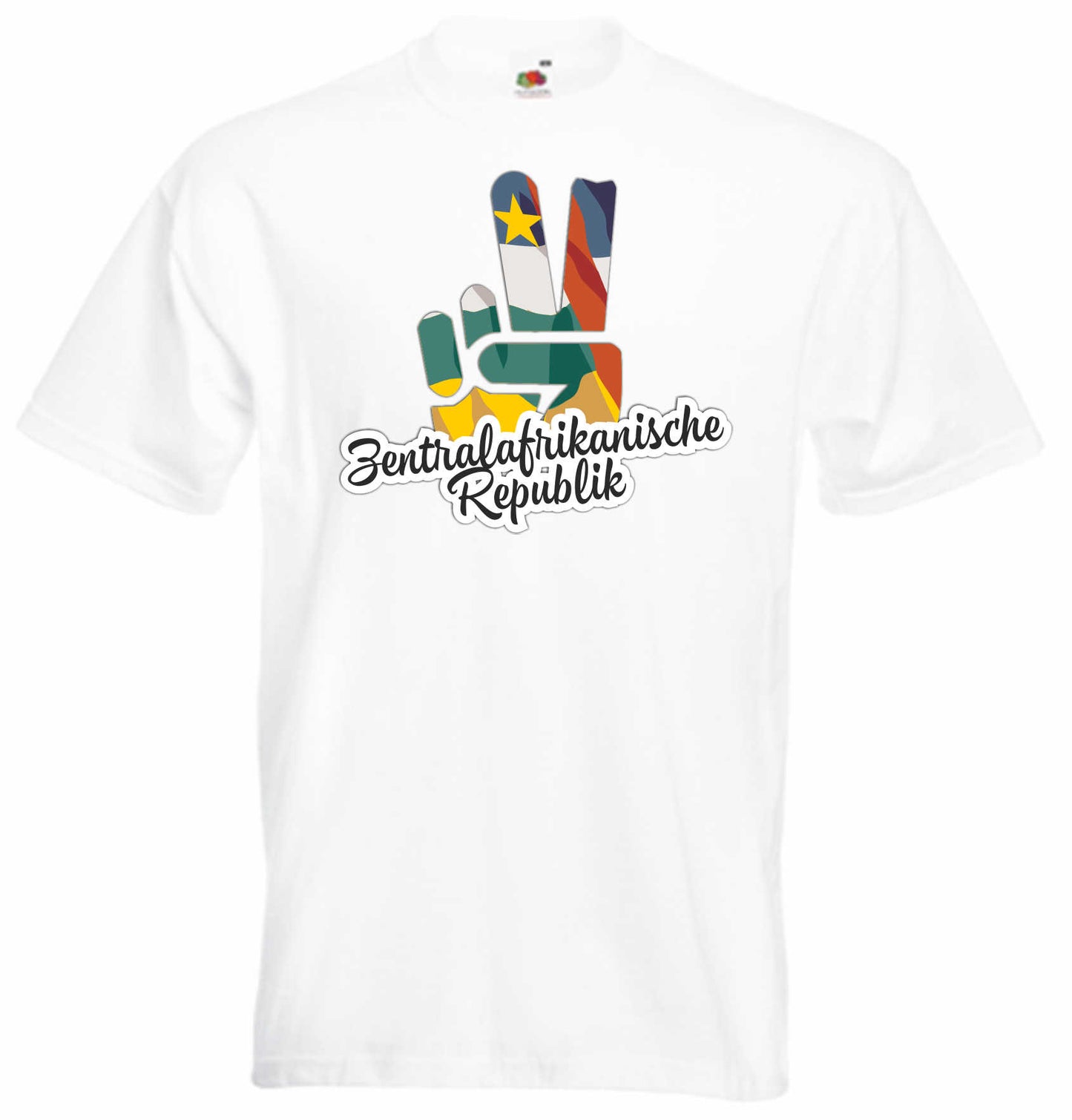 T-Shirt Herren - Victory - Flagge / Fahne - Zentralafrikanische Republik - Sieg