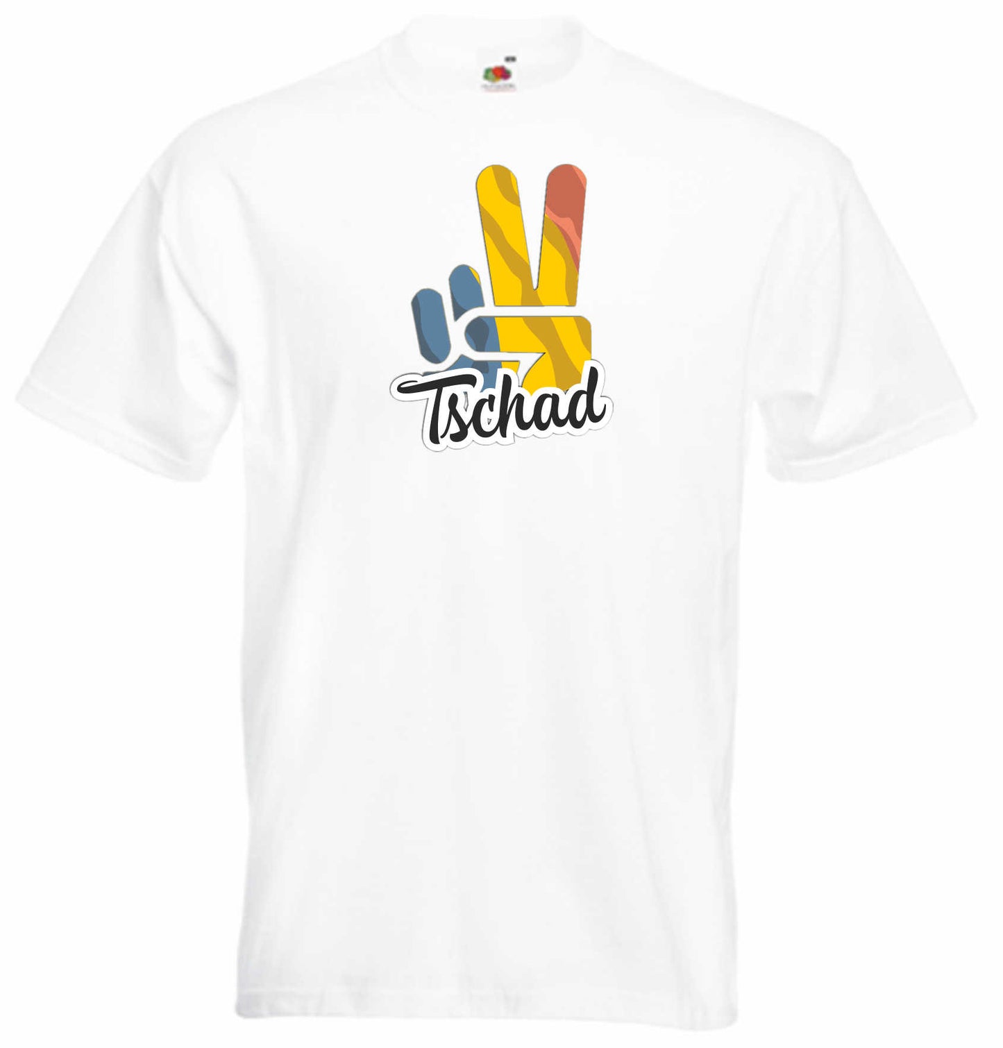 T-Shirt Herren - Victory - Flagge / Fahne - Tschad - Sieg