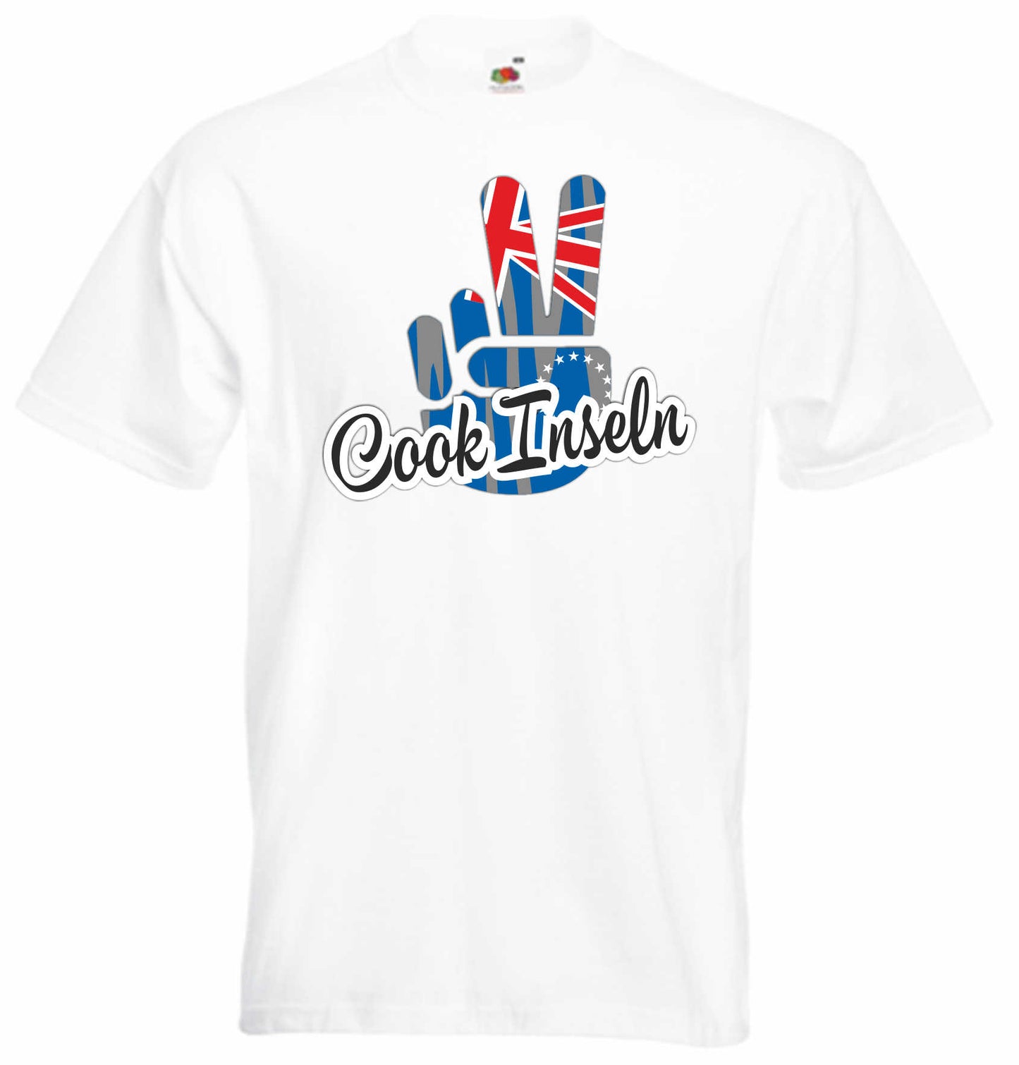 T-Shirt Herren - Victory - Flagge / Fahne - Cook Inseln - Sieg