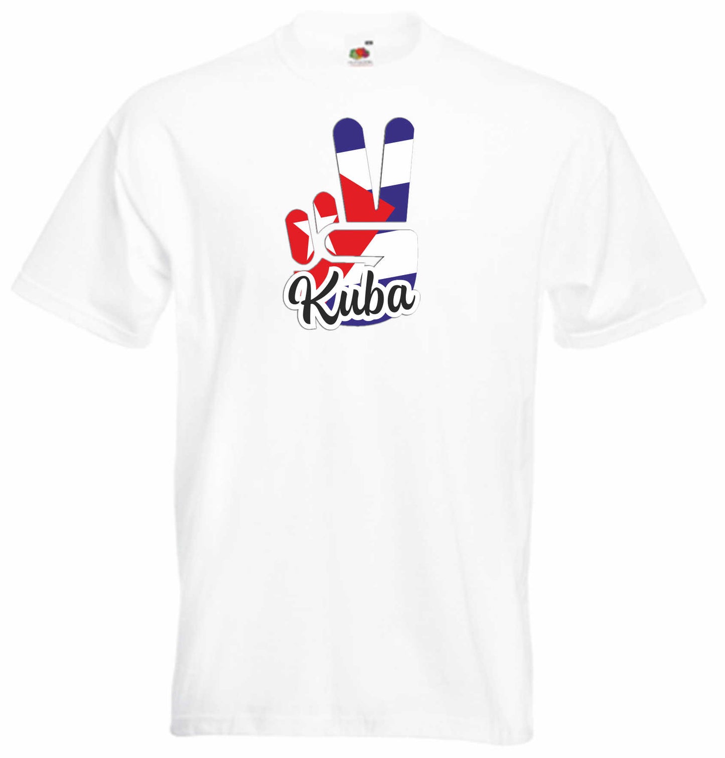 T-Shirt Herren - Victory - Flagge / Fahne - Kuba - Sieg