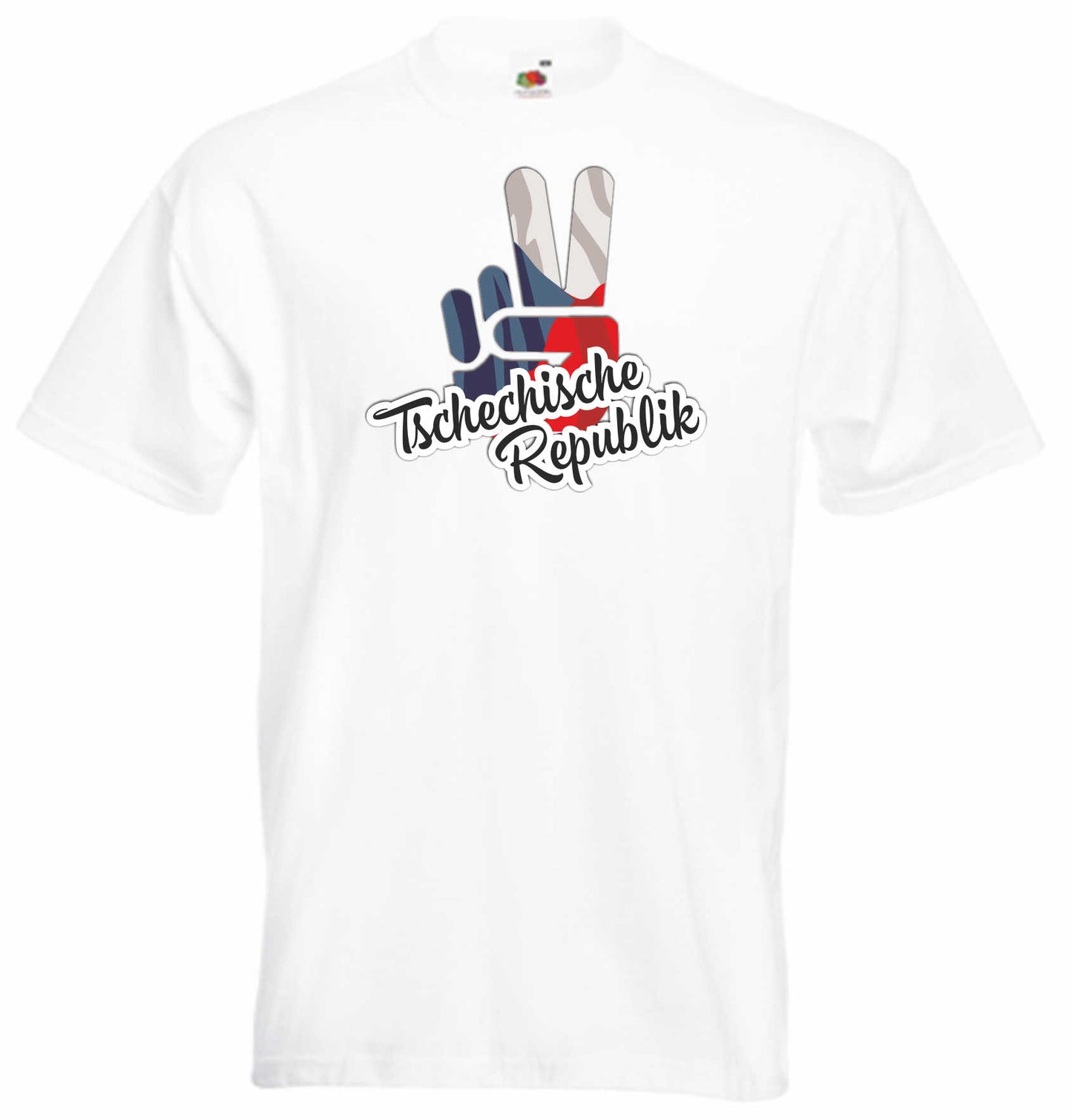 T-Shirt Herren - Victory - Flagge / Fahne - Tschechische Republik - Sieg