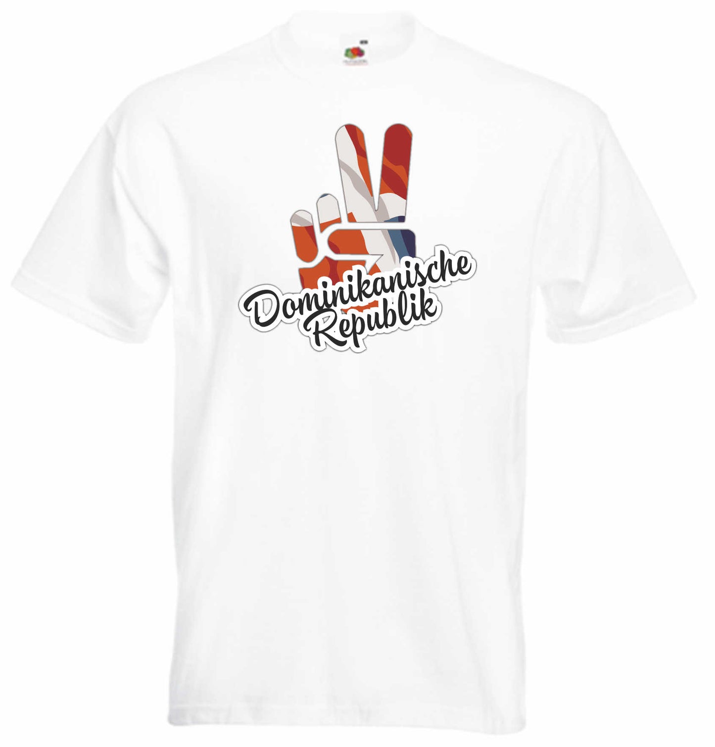 T-Shirt Herren - Victory - Flagge / Fahne - Dominikanische Republik - Sieg
