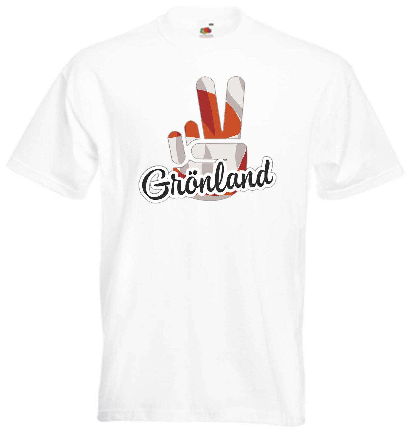 T-Shirt Herren - Victory - Flagge / Fahne - Grönland - Sieg