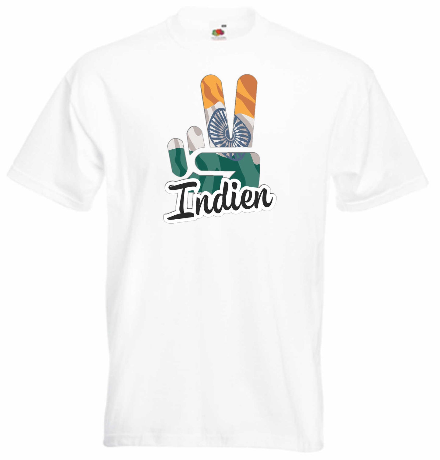 T-Shirt Herren - Victory - Flagge / Fahne - Indien - Sieg