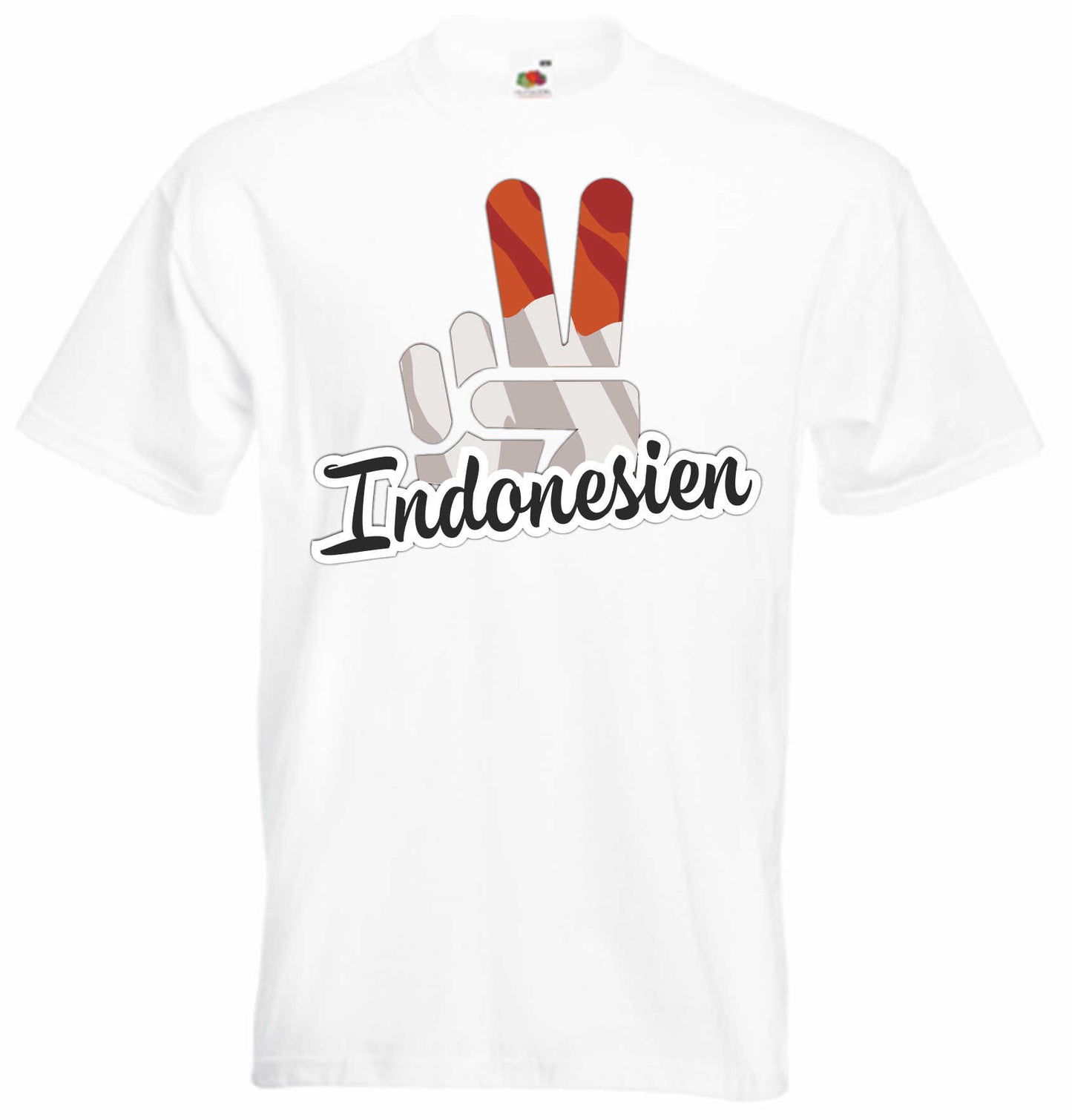 T-Shirt Herren - Victory - Flagge / Fahne - Indonesien - Sieg