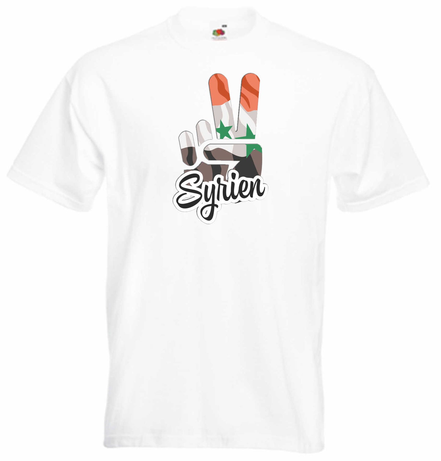 T-Shirt Herren - Victory - Flagge / Fahne - Syrien - Sieg