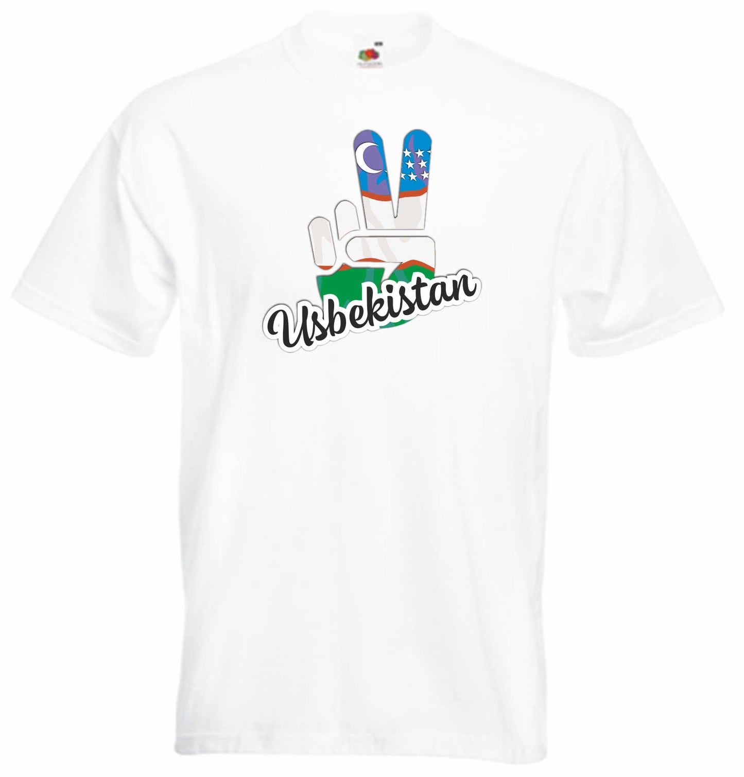T-Shirt Herren - Victory - Flagge / Fahne - Usbekistan - Sieg