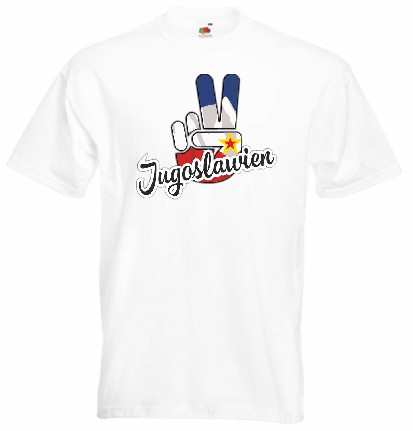 T-Shirt Herren - Victory - Flagge / Fahne - Jugoslawien - Sieg