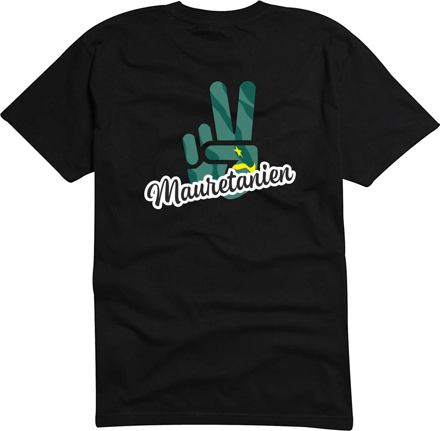 T-Shirt Herren - Victory - Flagge / Fahne - Mauretanien - Sieg