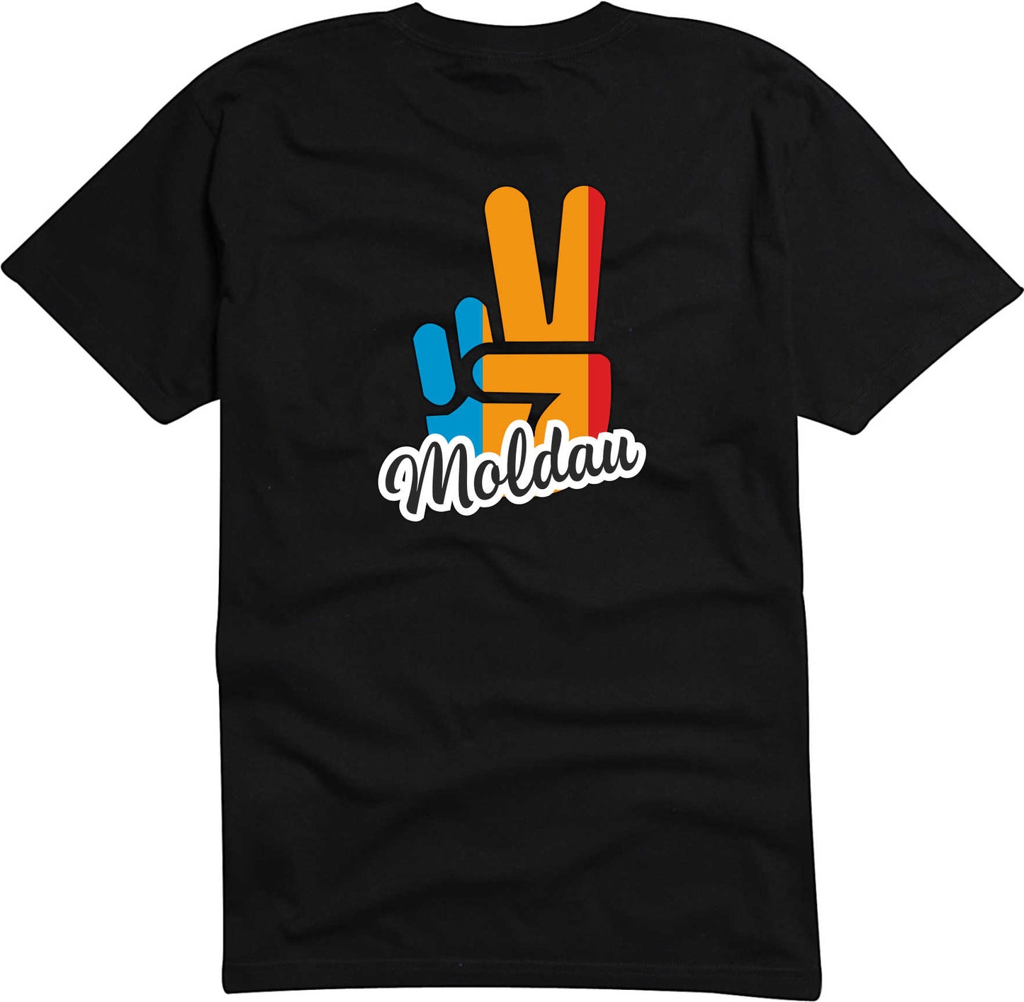 T-Shirt Herren - Victory - Flagge / Fahne - Moldau - Sieg