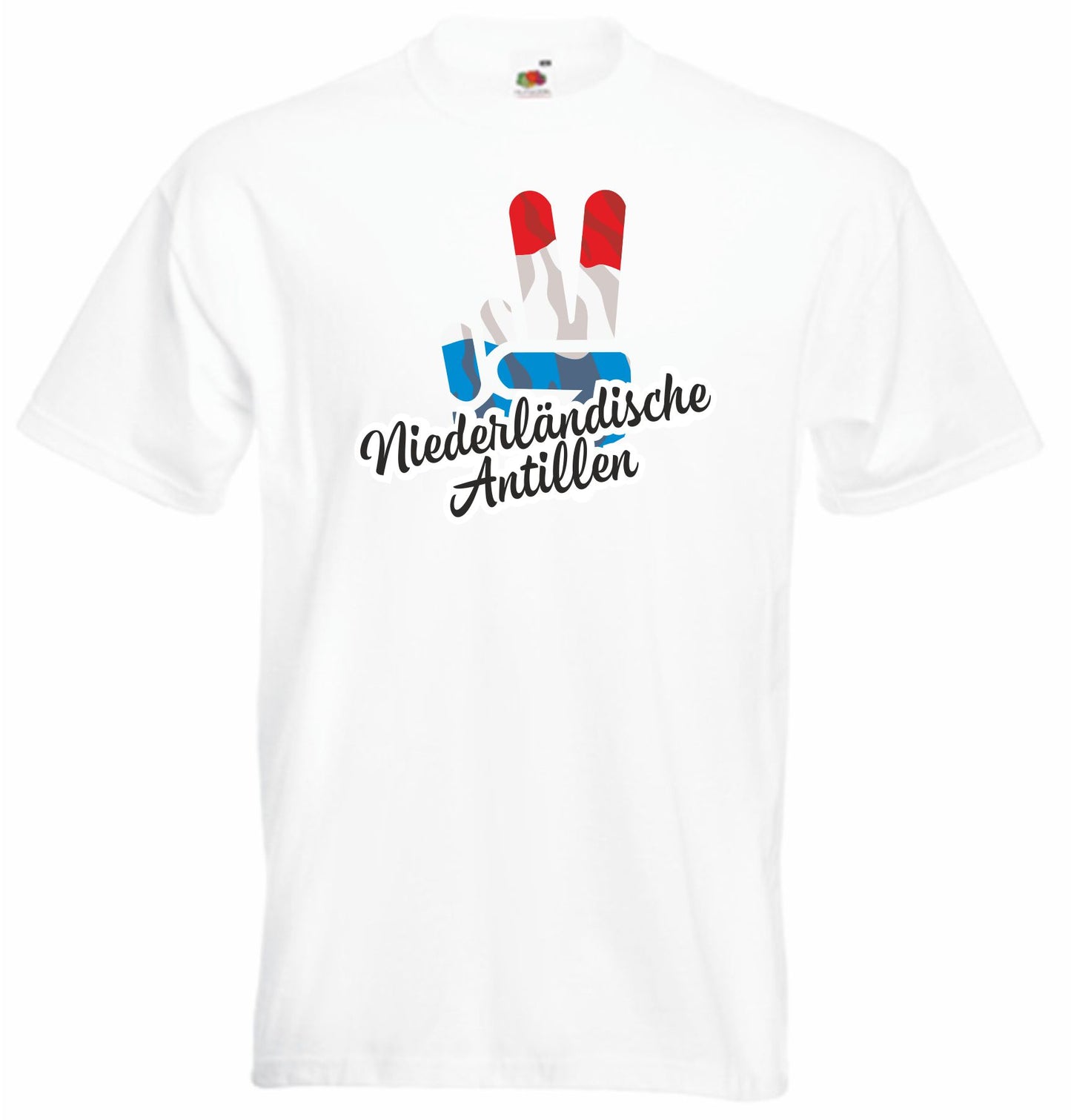 T-Shirt Herren - Victory - Flagge / Fahne - Niederländische Antillen - Sieg