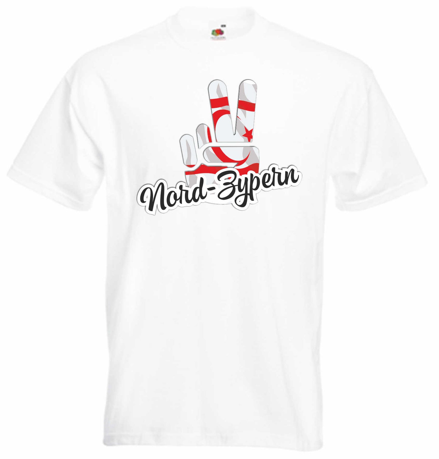 T-Shirt Herren - Victory - Flagge / Fahne - Nord-Zypern - Sieg