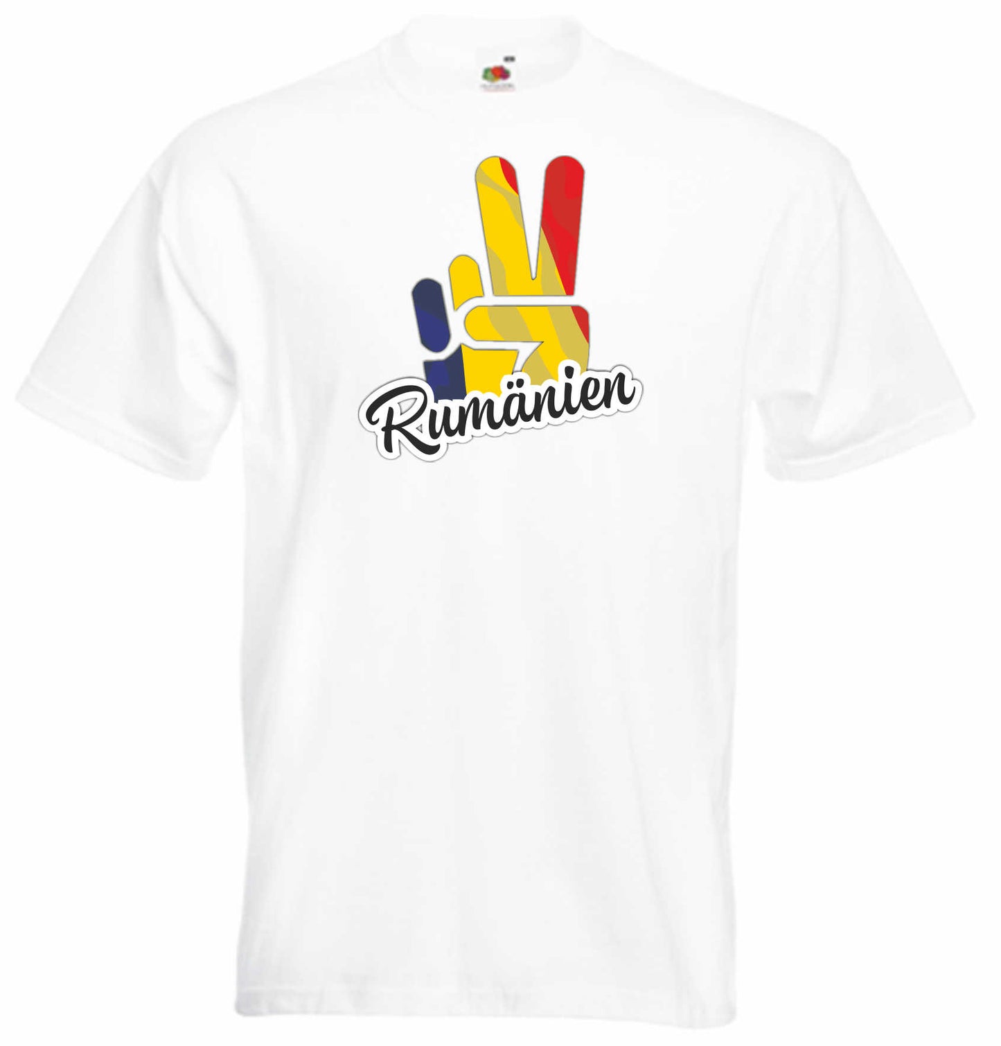 T-Shirt Herren - Victory - Flagge / Fahne - Rumänien - Sieg