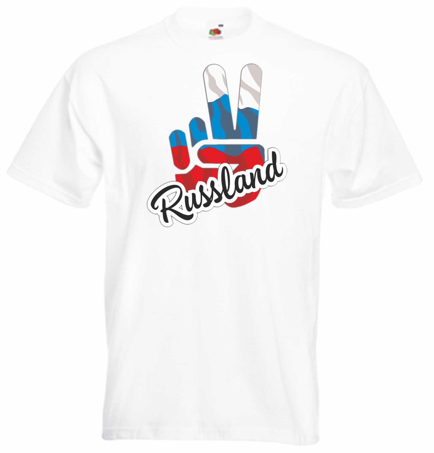 T-Shirt Herren - Victory - Flagge / Fahne - Russland - Sieg