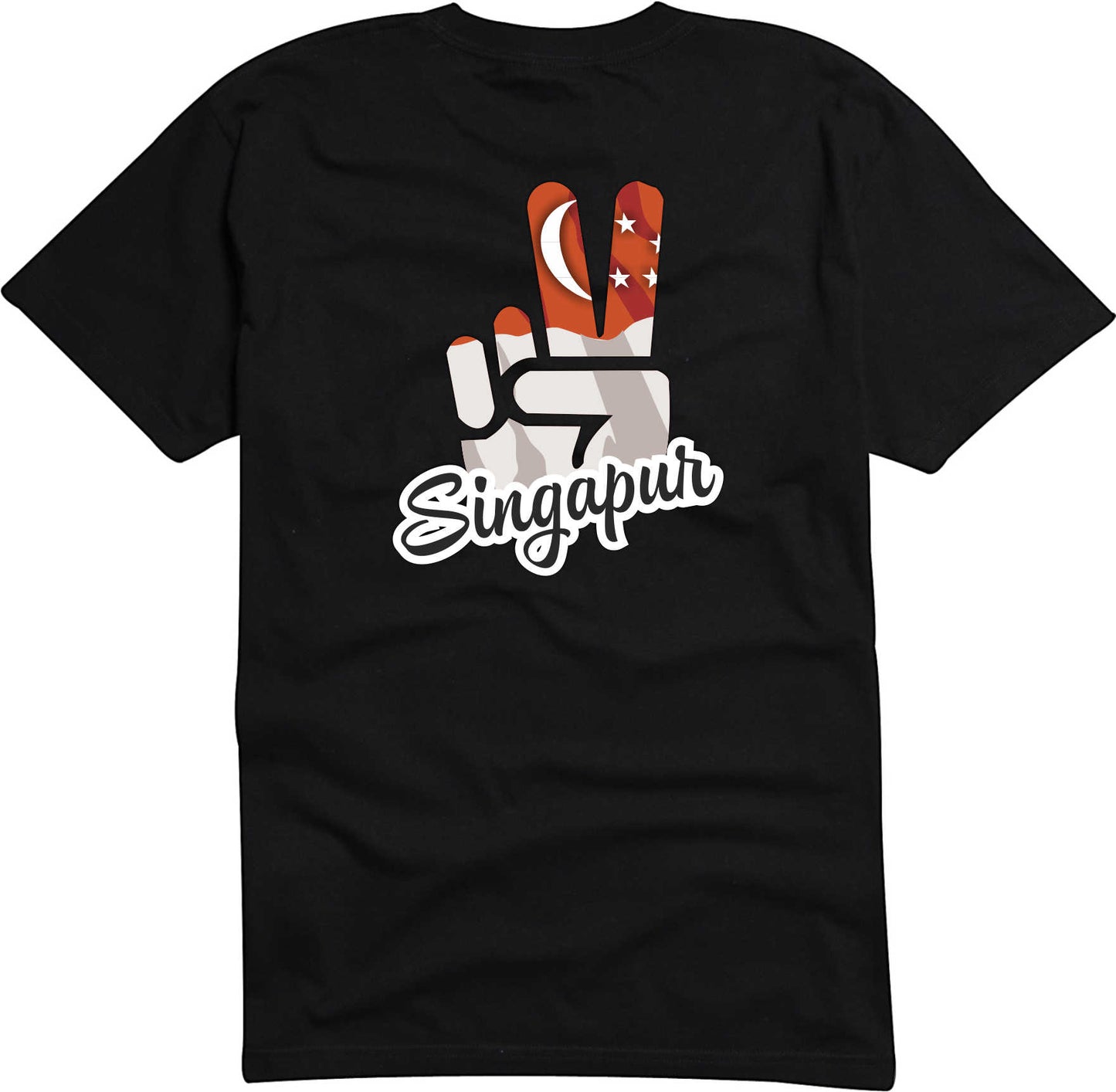 T-Shirt Herren - Victory - Flagge / Fahne - Singapur - Sieg
