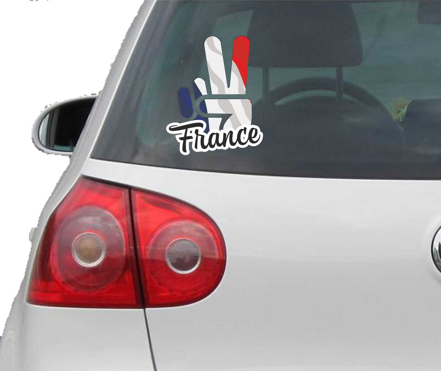 Aufkleber - Autoaufkleber - France - Victory - Sieg - Heckscheibe