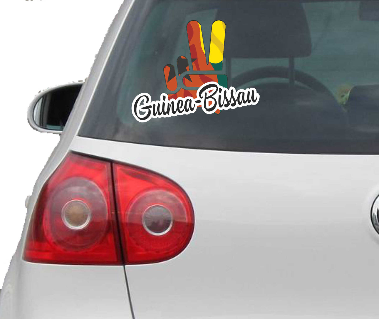 Aufkleber - Autoaufkleber - Guinea - Victory - Sieg - Heckscheibe
