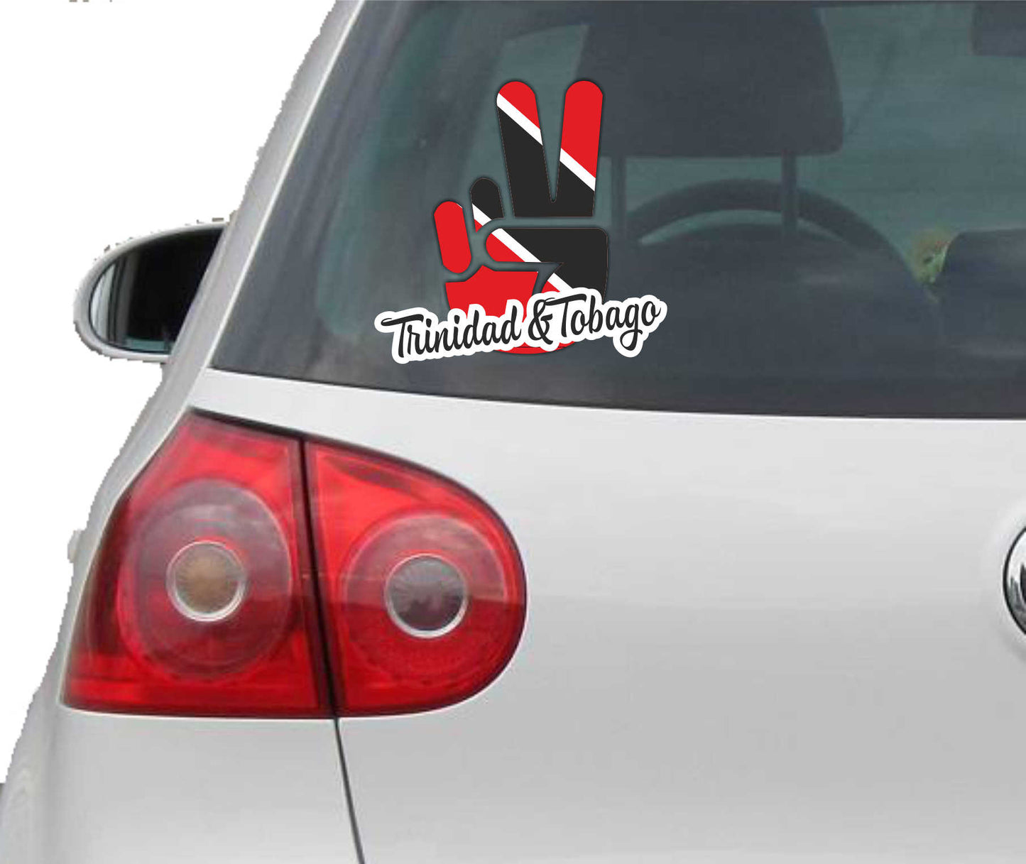 Aufkleber - Autoaufkleber - Trinidad & Tobago - Victory - Sieg - Heckscheibe