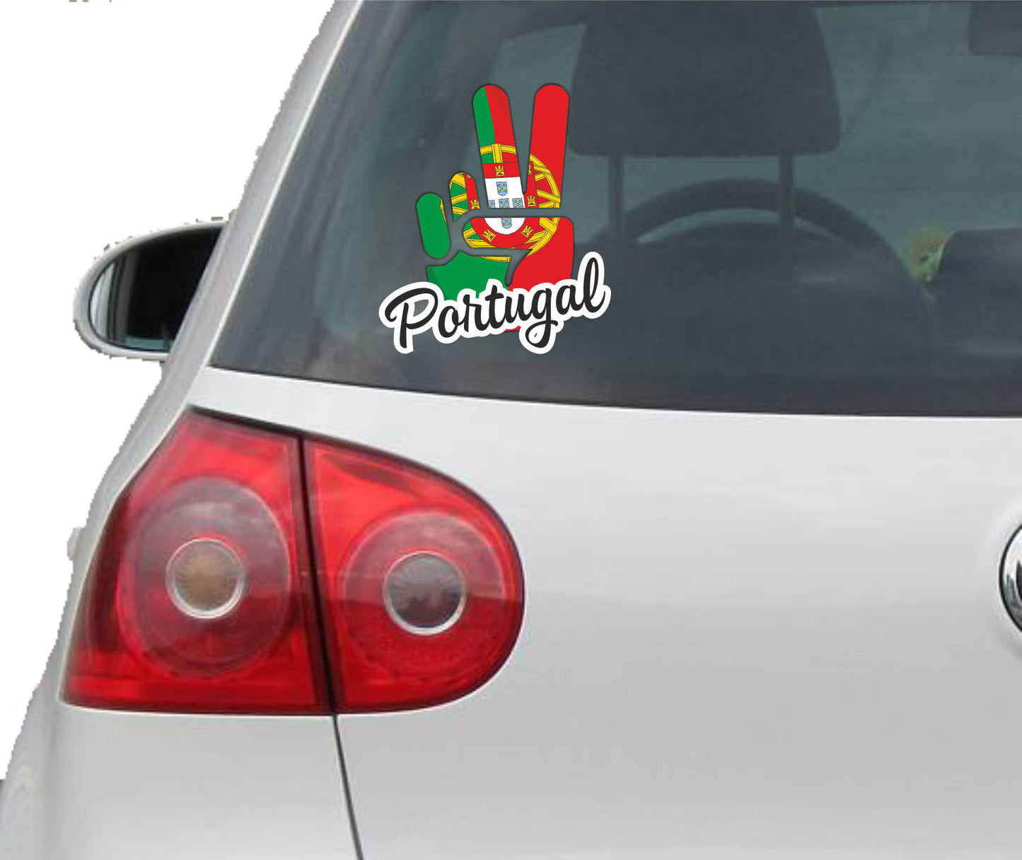 Aufkleber - Autoaufkleber - Portugal - Victory - Sieg - Heckscheibe
