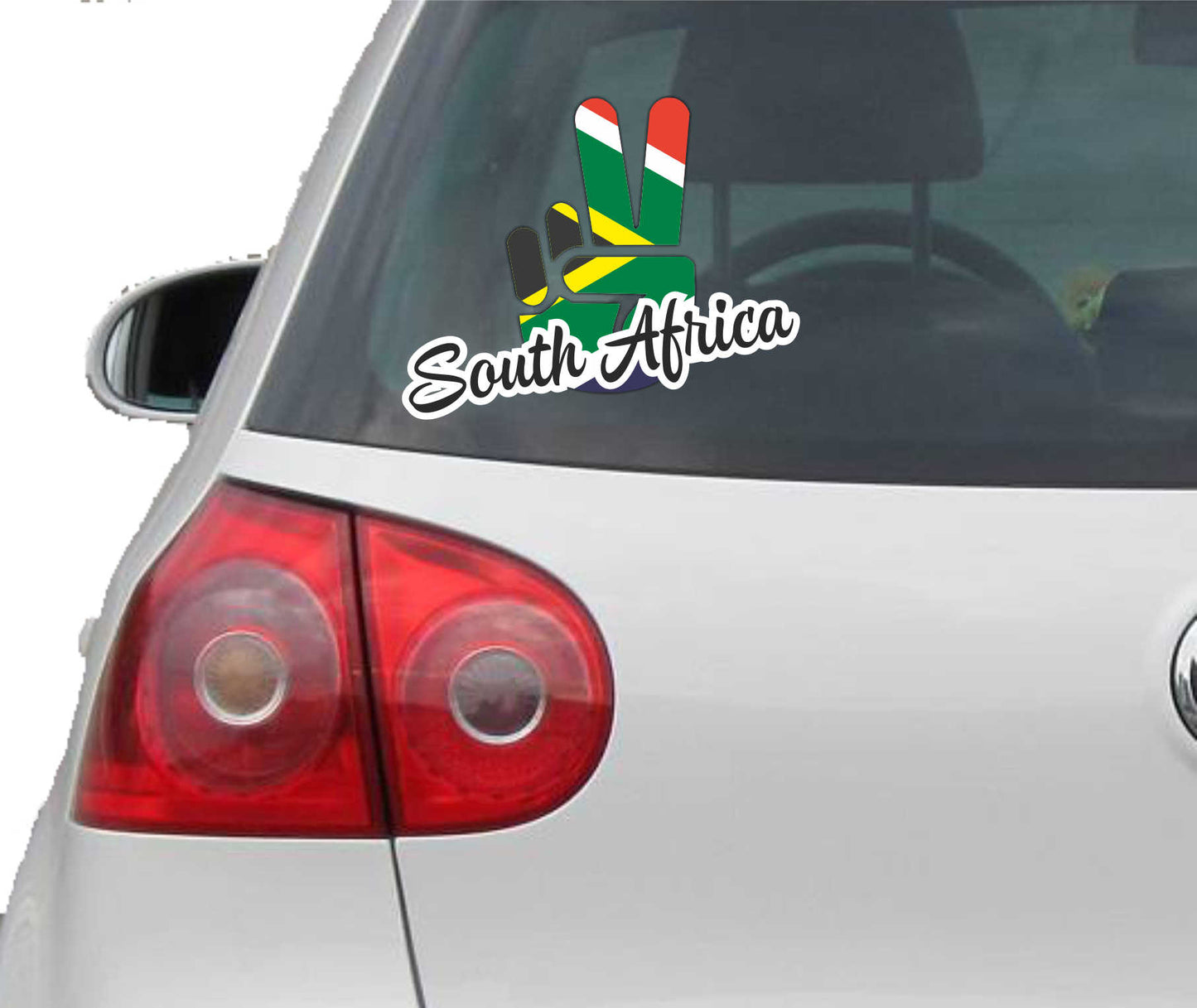 Aufkleber - Autoaufkleber - South Africa - Victory - Sieg - Heckscheibe