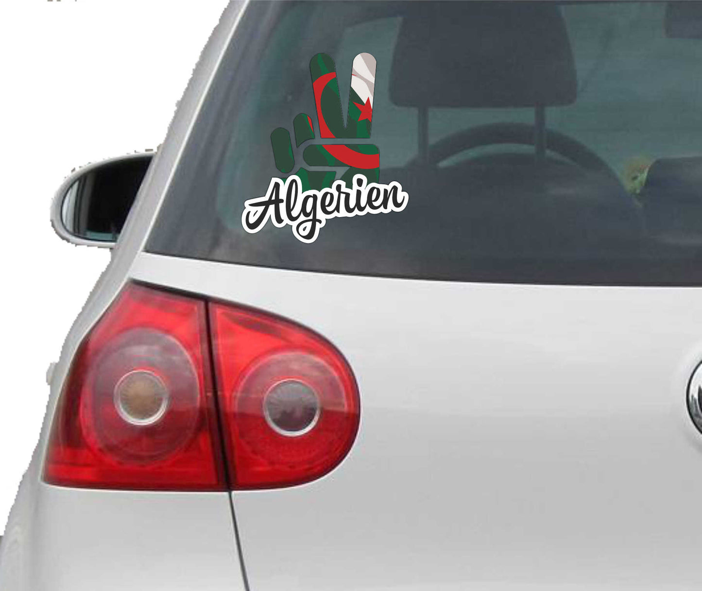 Aufkleber - Autoaufkleber - Algerien - Victory - Sieg - Heckscheibe