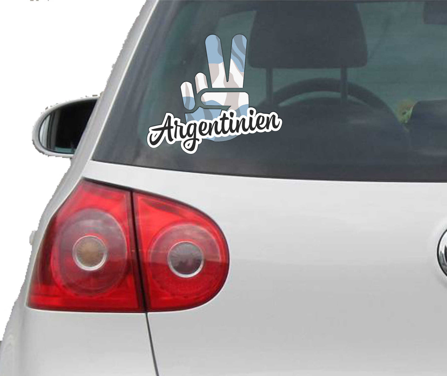 Aufkleber - Autoaufkleber - Argentinien - Victory - Sieg - Heckscheibe