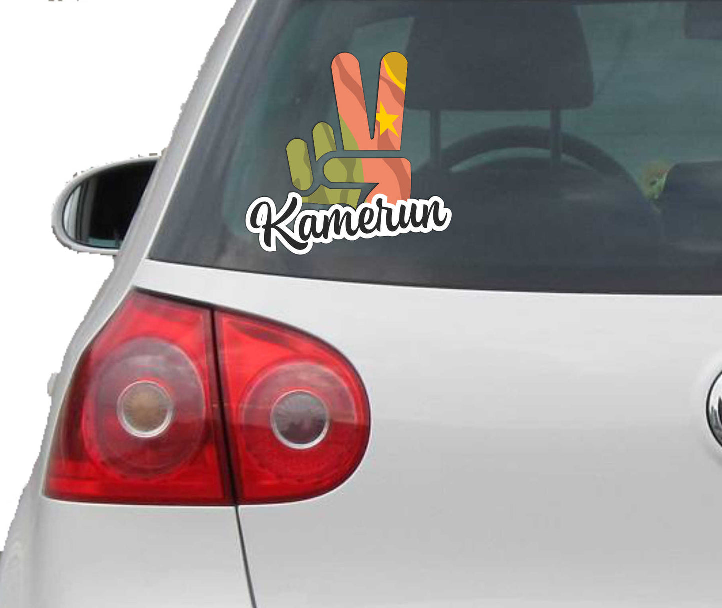 Aufkleber - Autoaufkleber - Kamerun - Victory - Sieg - Heckscheibe