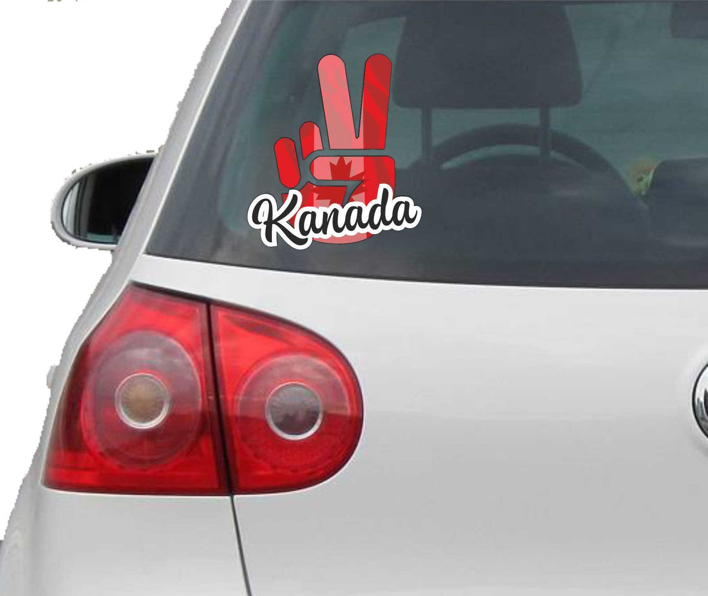 Aufkleber - Autoaufkleber - Kanada - Victory - Sieg - Heckscheibe