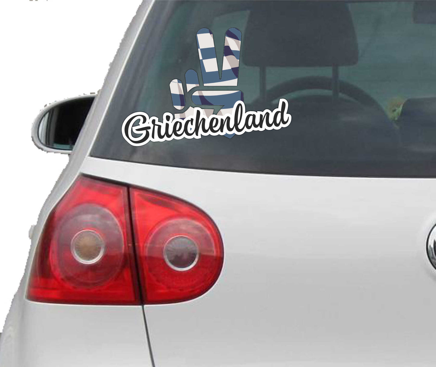 Aufkleber - Autoaufkleber - Griechenland - Victory - Sieg - Heckscheibe