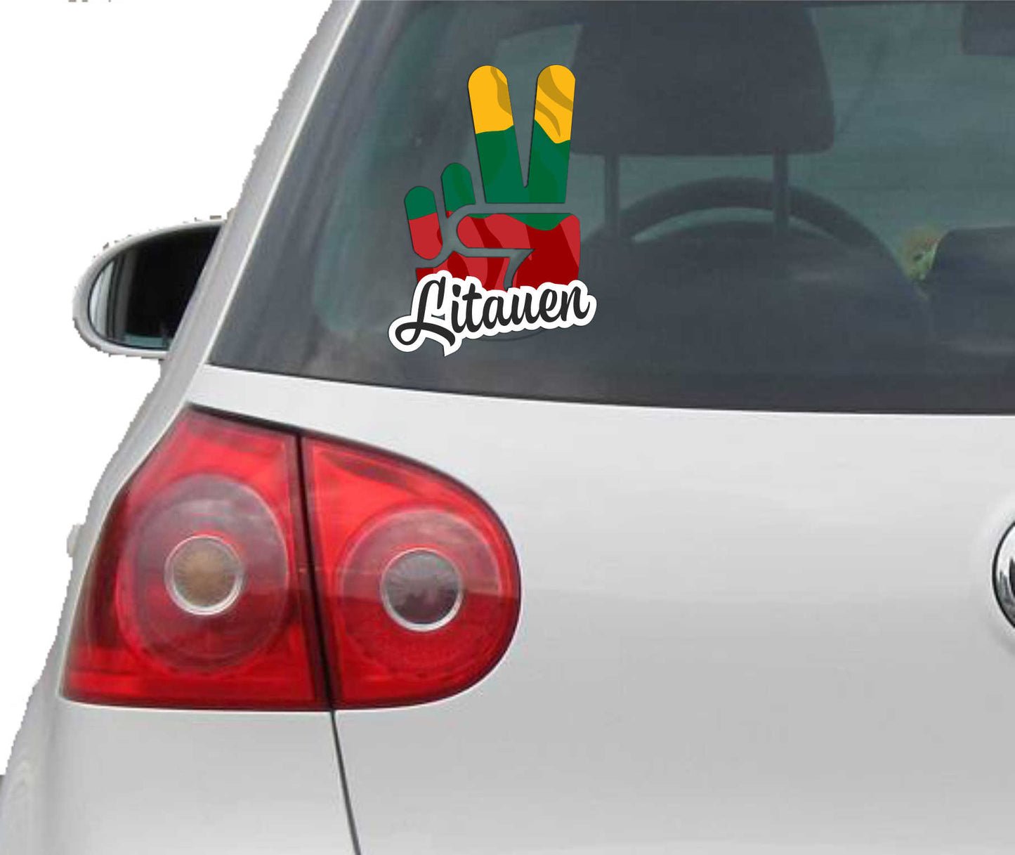 Aufkleber - Autoaufkleber - Litauen - Victory - Sieg - Heckscheibe
