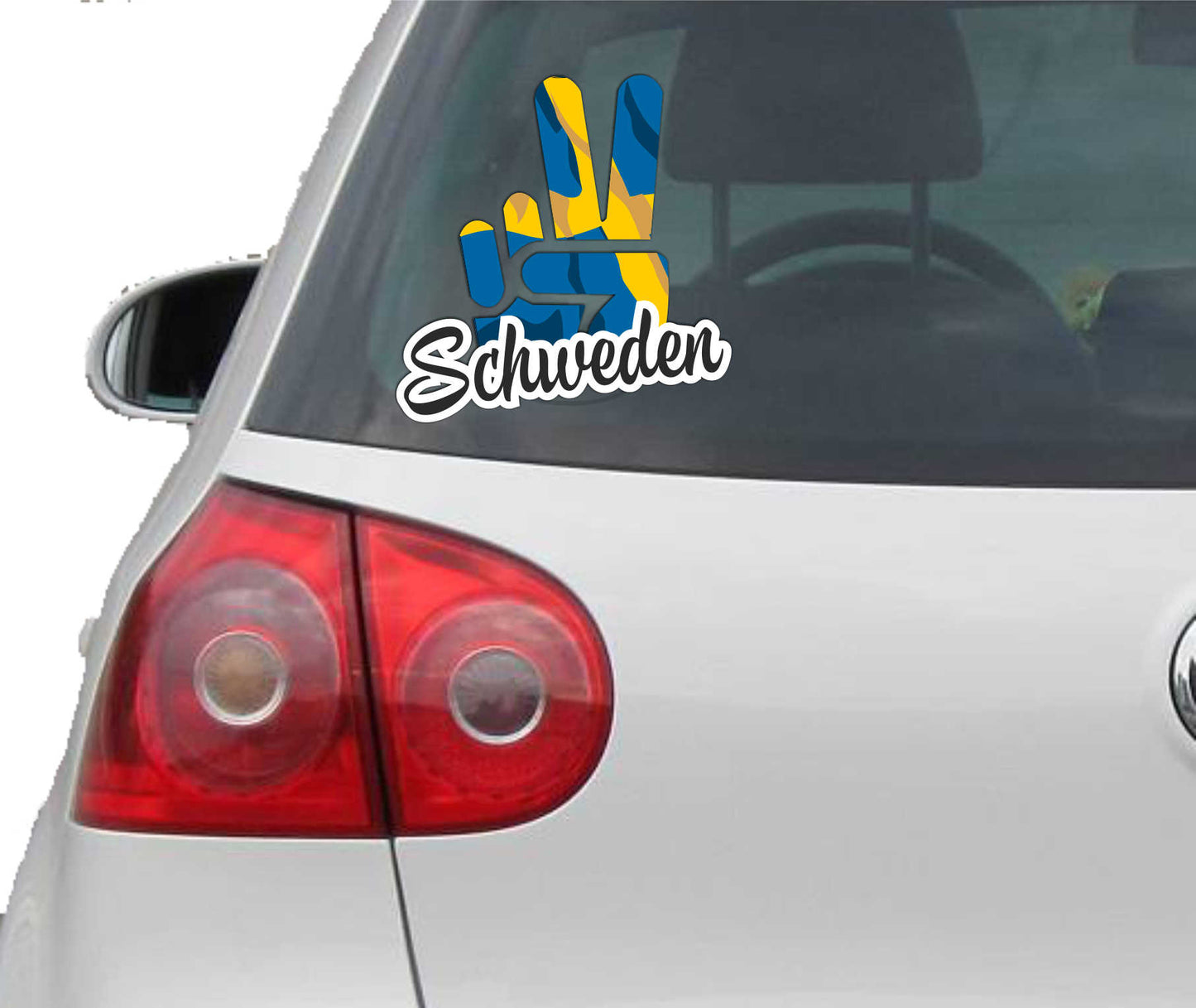 Aufkleber - Autoaufkleber - Schweden - Victory - Sieg - Heckscheibe