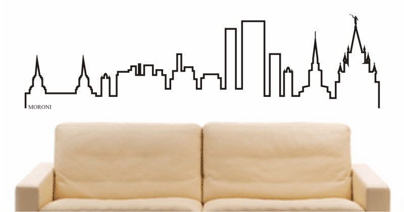 WANDTATTOO e580 Skyline Stadt - Moroni (Komoren)Design 4