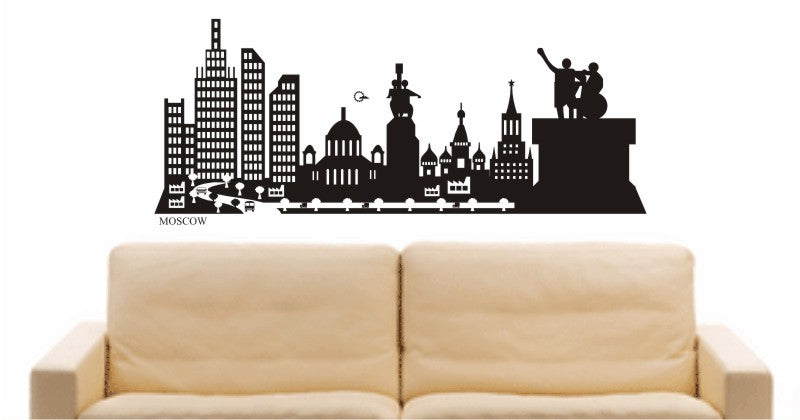 WANDTATTOO e581 Skyline Stadt - Moscow Design 2
