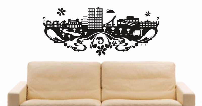WANDTATTOO e581 Skyline Stadt - Moscow Design 3