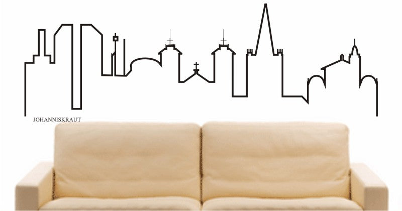 WANDTATTOO e625 Skyline Stadt - St. John’s (Neufundland) Design 4