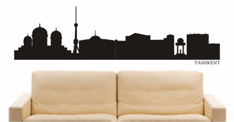 WANDTATTOO e693 Skyline Stadt - Taschkent (Usbekistan) Design 1