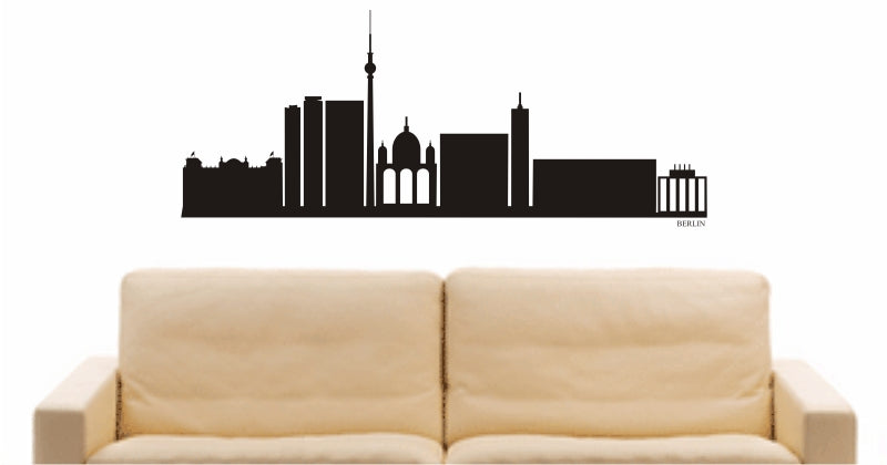 WANDTATTOO e727 Skyline Stadt - berlin (Deutschland) Design 1